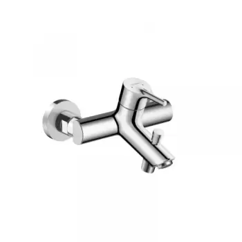 Baterie cada sau dus culoare crom Hansgrohe, Talis S imagine