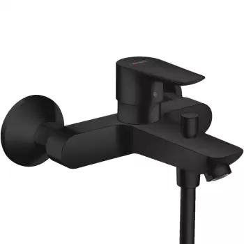 Baterie cada sau dus culoare negru mat Hansgrohe, Talis Select E imagine