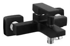 Baterie cada sau dus culoare negru, montaj pe perete Ferro, Zicco imagine