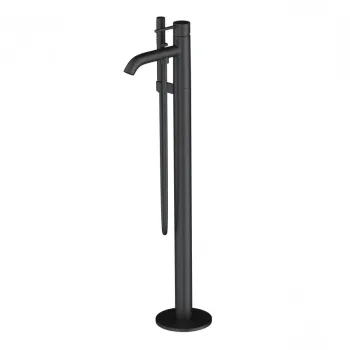 Baterie cada sau dus freestanding negru mat, monocomanda Kludi Bozz 385900576 imagine