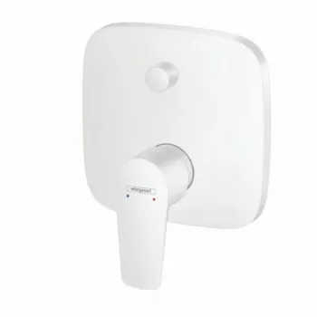 Baterie cada sau dus Hansgrohe Talis E incastrata pentru corp ingropat, alb mat imagine