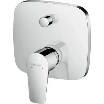 Baterie cada sau dus Hansgrohe Talis E incastrata pentru corp ingropat, crom lucios imagine