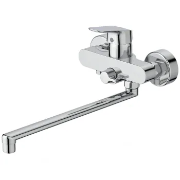 Baterie cada sau dus Ideal Standard Ceraflex crom lucios cu pipa lunga imagine