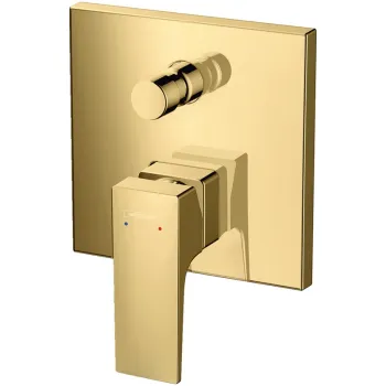 Baterie cada sau dus incastrata auriu lucios Hansgrohe, Metropol imagine