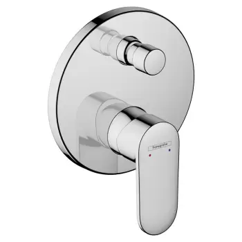 Baterie cada sau dus incastrata crom Hansgrohe, Vernis Blend imagine