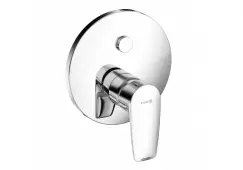 Baterie cada sau dus incastrata culoare crom Kludi PureSolid 346590575 imagine