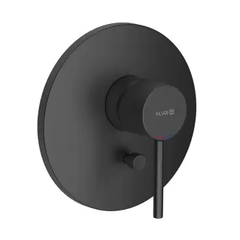Baterie cada sau dus incastrata culoare negru mat Kludi, Bozz imagine