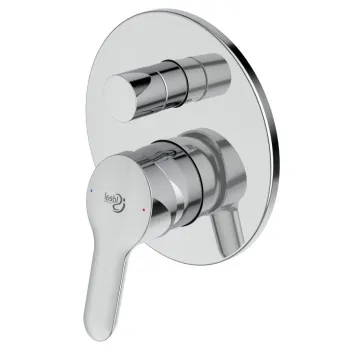 Baterie cada sau dus incastrata Ideal Standard Alpha crom lucios corp incastrat inclus imagine