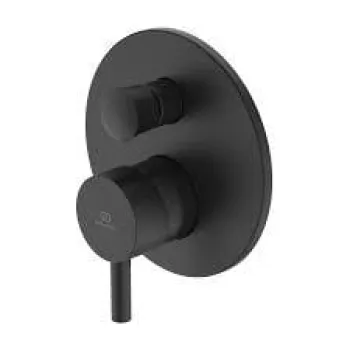 Baterie cada sau dus incastrata Ideal Standard Ceraline II negru mat, corp incastrat inclus imagine