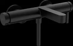 Baterie cada sau dus monocomanda, culoare negru mat Hansgrohe Finoris 76420670 imagine