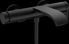 Baterie cada sau dus monocomanda, culoare negru mat Hansgrohe Vivenis 75420670 imagine