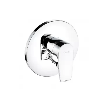 Baterie cada sau dus monocomanda incastrata crom Kludi, Pure Solid imagine