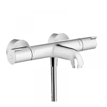 Baterie cada sau dus termostata crom Hansgrohe, Ecostat 1001 imagine
