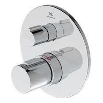 Baterie cada sau dus termostatata Ideal Standard Ceratherm T100 crom lucios imagine