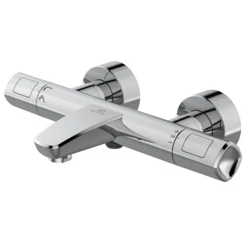 Baterie cada sau dus termostatata Ideal Standard Ceratherm T100 crom lucios imagine