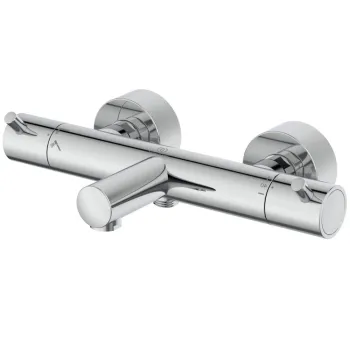 Baterie cada sau dus termostatata Ideal Standard Ceratherm T125 crom lucios imagine
