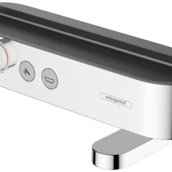 Baterie cada termostatata crom lucios, pipa pivotanta, Hansgrohe ShowerTablet Select 400 imagine