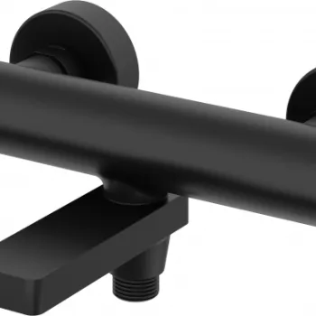 Baterie cada termostatata culoare neagra Deante imagine