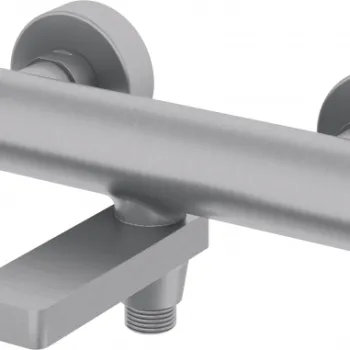 Baterie cada termostatata culoare otel slefuit Deante imagine