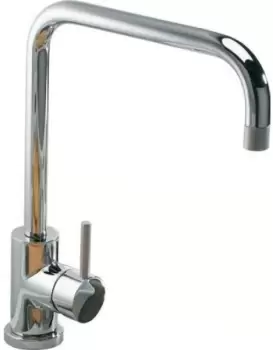 Baterie chiuveta bucatarie alama culoare crom, Alveus Oz imagine