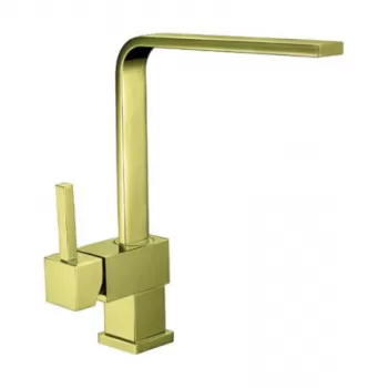 Baterie chiuveta bucatarie auriu lucios Alveus Laguna imagine