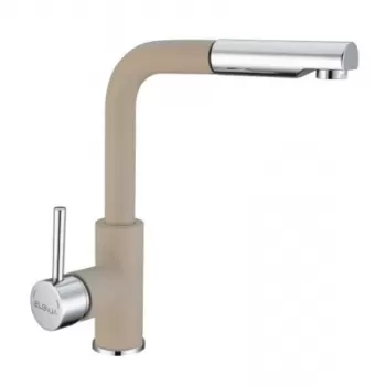 Baterie chiuveta bucatarie bej mat cu dus extractibil Alveus Siros P imagine