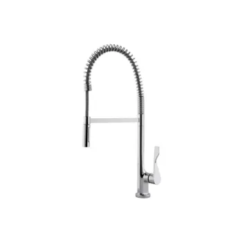 Baterie chiuveta bucatarie crom cu pipa flexibila Hansgrohe Axor Citterio imagine