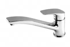 Baterie chiuveta bucatarie crom Deante, Cynia imagine