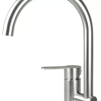 Baterie chiuveta bucatarie crom Deante Lupo imagine