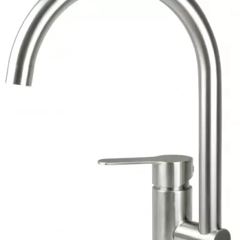 Baterie chiuveta bucatarie crom Deante Lupo imagine