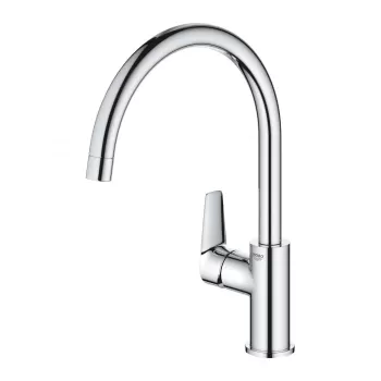 Baterie chiuveta bucatarie crom Grohe BauEdge New imagine