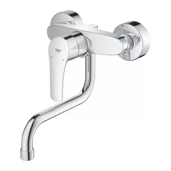 Baterie chiuveta bucatarie crom Grohe Eurosmart New imagine