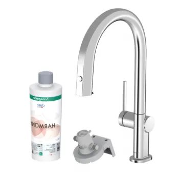 Baterie chiuveta bucatarie crom lucios cu filtru de apa Hansgrohe Aqittura M91 76800000 imagine