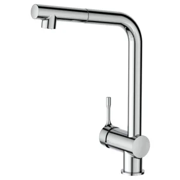 Baterie chiuveta bucatarie cu dus extractibil Ideal Standard Ceralook BlueStart crom lucios imagine