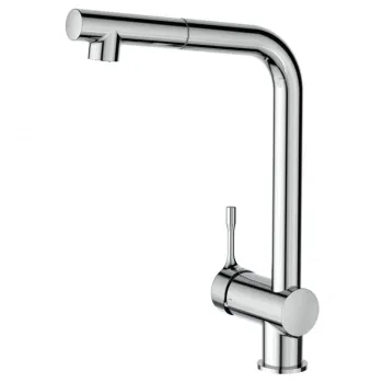 Baterie chiuveta bucatarie cu dus extractibil Ideal Standard Ceralook BlueStart crom lucios imagine