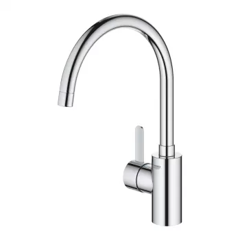 Baterie chiuveta bucatarie cu pipa pivotanta crom Grohe Eurosmart Cosmopolitan imagine