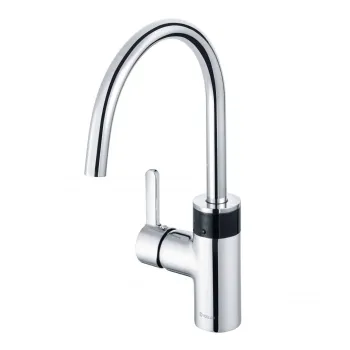 Baterie chiuveta bucatarie cu senzor Kludi E-Go alimentare la retea crom imagine