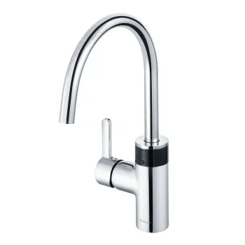 Baterie chiuveta bucatarie cu senzor Kludi E-Go alimentare la retea crom imagine