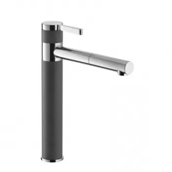 Baterie chiuveta bucatarie gri mat Alveus Zina imagine