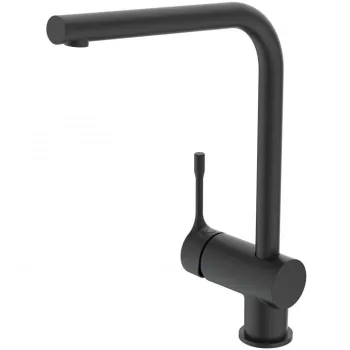 Baterie chiuveta bucatarie Ideal Standard Ceralook BlueStart negru mat imagine