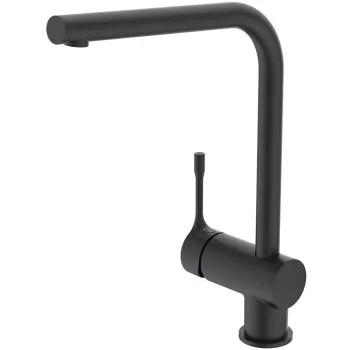 Baterie chiuveta bucatarie Ideal Standard Ceralook BlueStart negru mat imagine