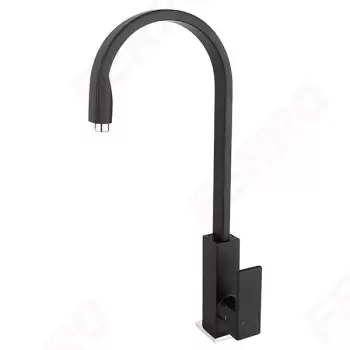 Baterie chiuveta bucatarie inalta negru Ferro, Zicco imagine