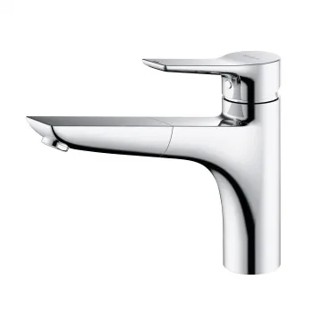 Baterie chiuveta bucatarie Kludi Mix cu dus extractibil crom lucios imagine