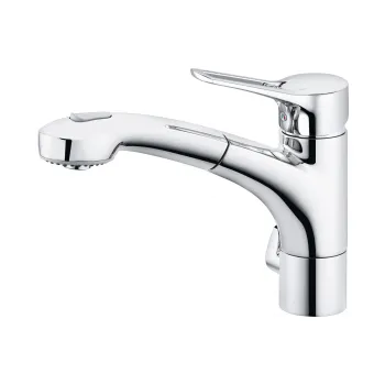 Baterie chiuveta bucatarie Kludi MX cu dus extractibil si multiracord crom lucios imagine