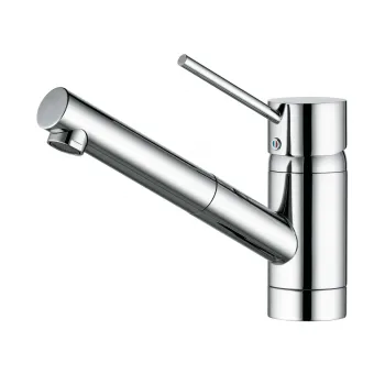 Baterie chiuveta bucatarie Kludi Scope cu dus extractibil crom lucios imagine