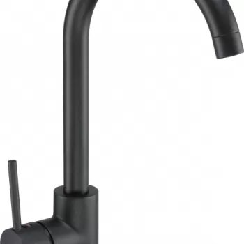 Baterie chiuveta bucatarie monocomanda grafit metalic Deante Nemezja imagine