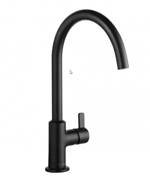 Baterie chiuveta bucatarie neagra, monocomanda Kludi Bingo Star XS 468033978 imagine