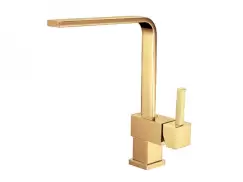 Baterie chiuveta bucatarie retro culoare bronz, Alveus Laguna imagine