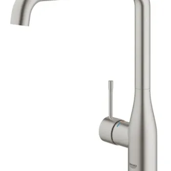 Baterie chiuveta cu montare pe blat, supersteel, Grohe Essence imagine