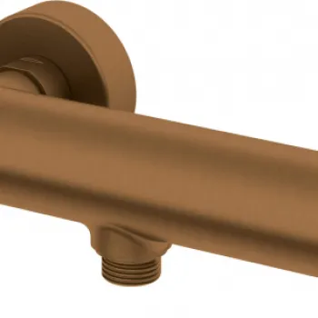 Baterie dus bronz periat, termostata, Deante Therm imagine